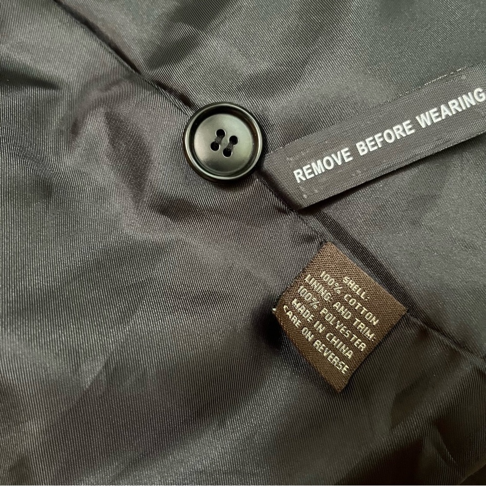 Coach Black Satin Trim Car Coat With Hanger & Dust Bag size 6 - Picture 7 of 9